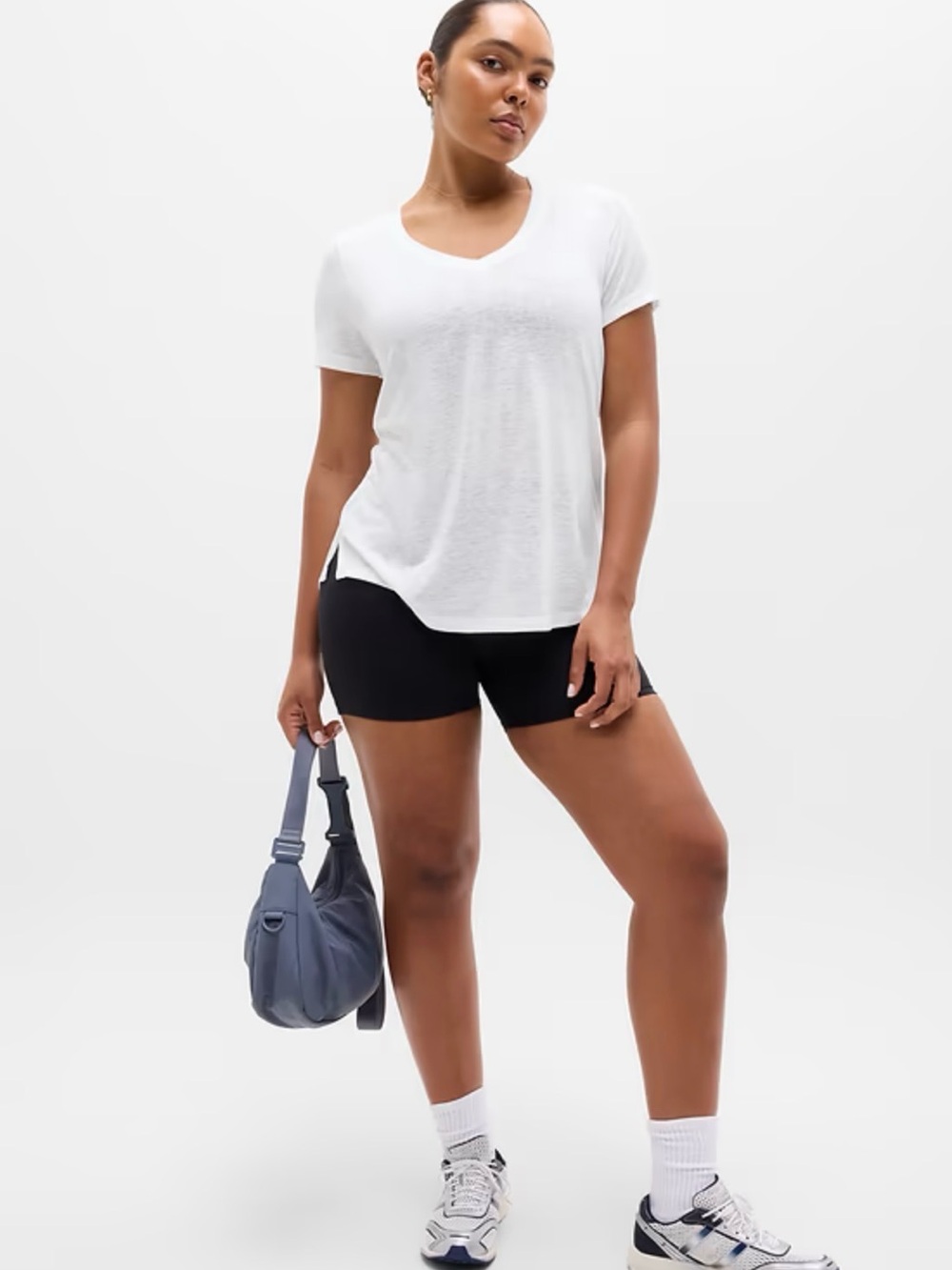 NWT Athleta 1X breezy scoop v-neck tee